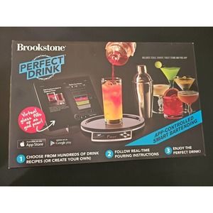 Brookstone Perfect Drink App Controlled Smart Bartending Inc Shaker & Scale